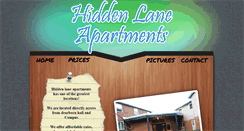 Desktop Screenshot of hiddenlaneapartments.com